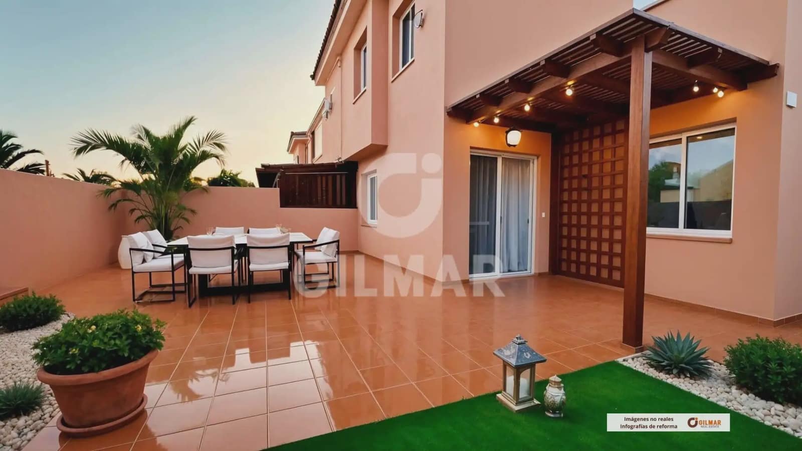 2 chambre Villa/Maison Semi-Mitoyenne à vendre à Arona avec piscine garage - 650 000 € (Ref: 10000961)
