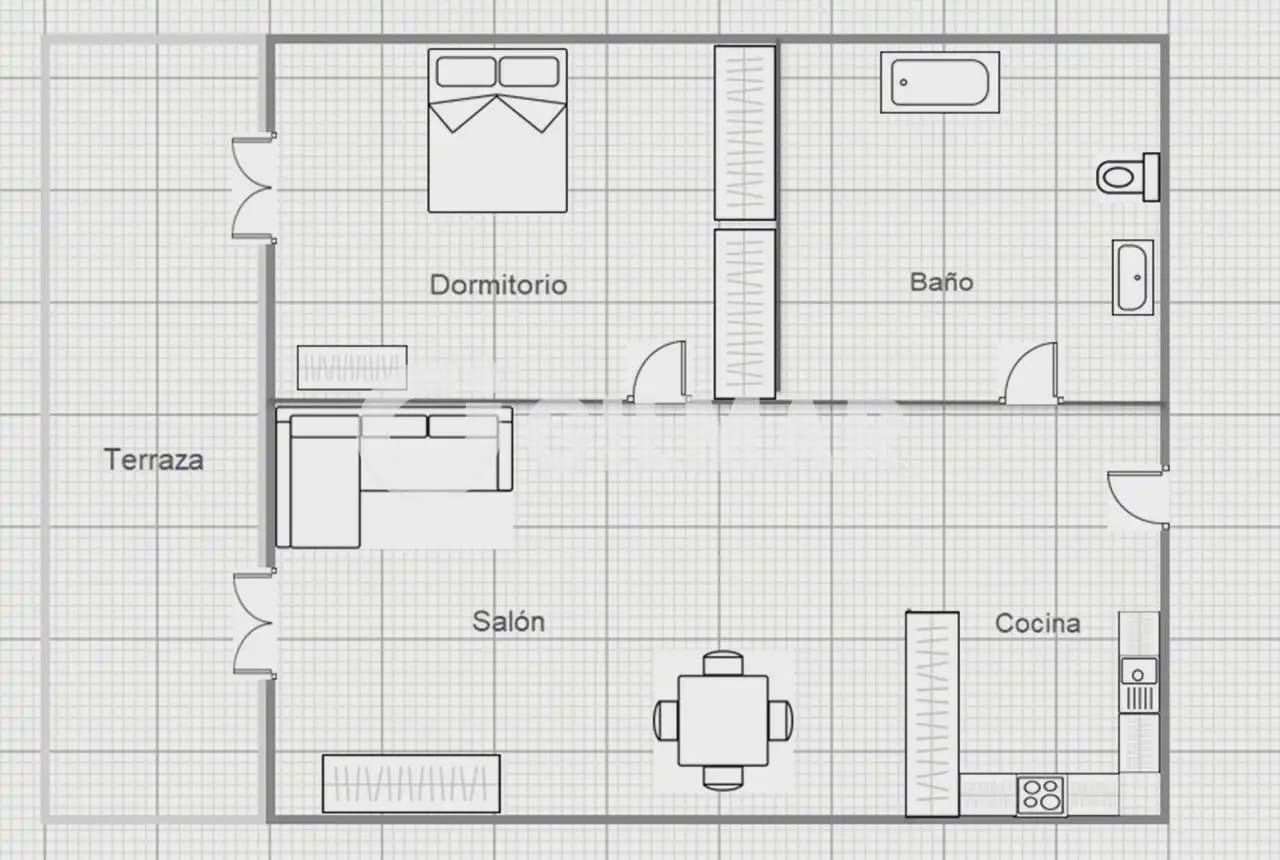 1 slaapkamer Penthouse te koop in Santiago del Teide - € 250.000 (Ref: 10086951)