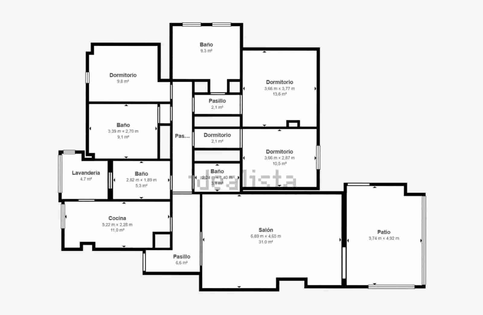 4 sypialnia Apartament na sprzedaż w Atalaya-Isdabe z basenem garażem - 850 000 € (Ref: 9504151)