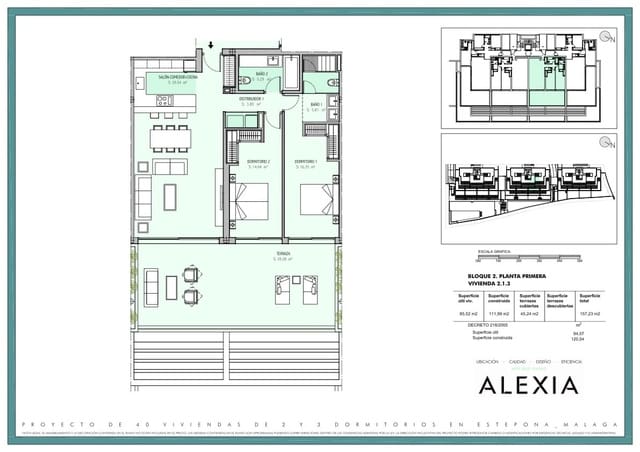 2 soverom Leilighet til salgs i Huerta Nueva, Estepona med svømmebasseng garasje - € 647 000 (Ref: 9561557)