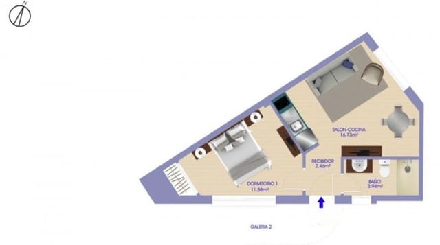 1 bedroom Apartment for sale in Centro, Estepona with pool - € 299,000 (Ref: 9849199)