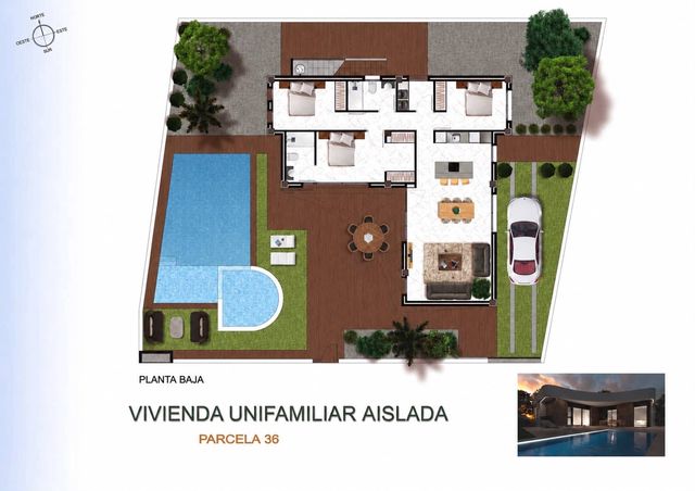 3 soverom Villa til salgs i Los Montesinos med svømmebasseng - € 535 000 (Ref: 10118103)