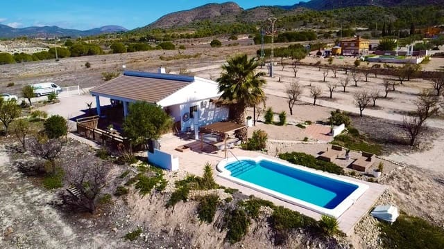 3 sovrum Finca/Hus på landet till salu i Sax med pool - 395 000 € (Ref: 10174837)