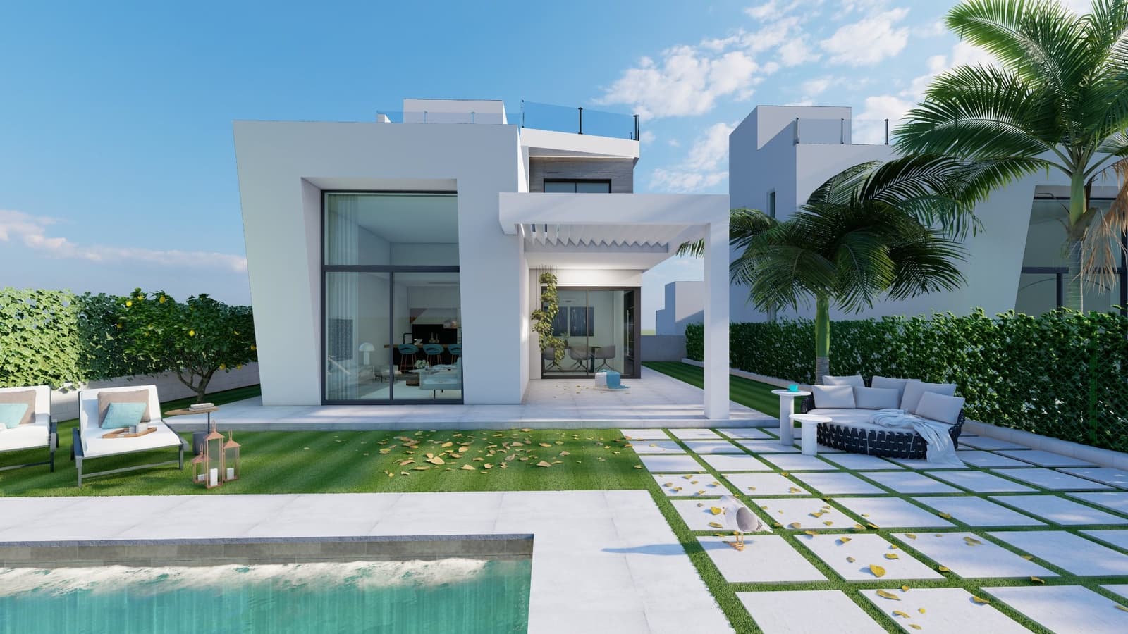 3 makuuhuone Huvila myytävänä paikassa Finestrat mukana uima-altaan - 549 000 € (Ref: 7668522)