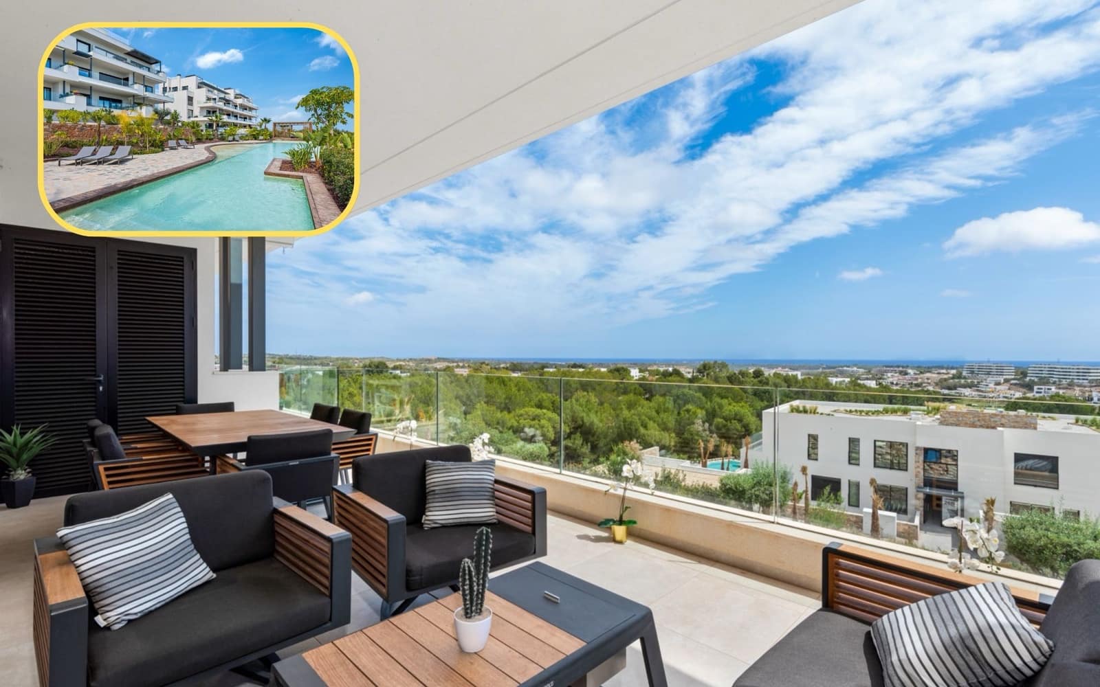 2 Zimmer Apartment zu verkaufen in Las Colinas Golf mit Pool Garage - 479.000 € (Ref: 8244407)