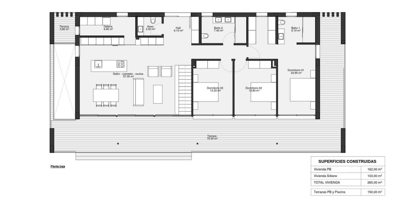 3 chambre Villa/Maison à vendre à Las Colinas Golf avec piscine garage - 1 385 000 € (Ref: 8788650)