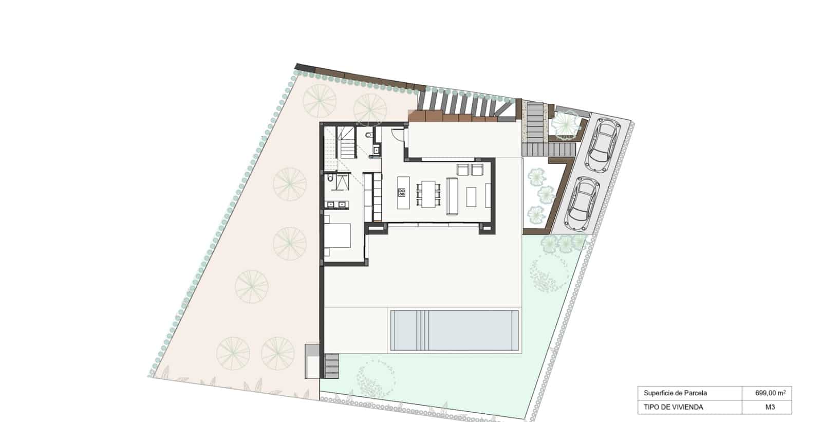 Chalet de 3 habitaciones en Las Colinas Golf en venta con piscina garaje - 1.165.000 € (Ref: 8923142)