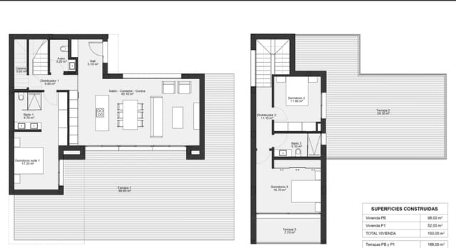 Chalet de 3 habitaciones en Las Colinas Golf, Orihuela en venta con piscina garaje - 1.165.000 € (Ref: 8923142)