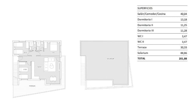 3 soveværelse Bungalow til salg i San Miguel de Salinas med swimmingpool - € 264.900 (Ref: 9280759)
