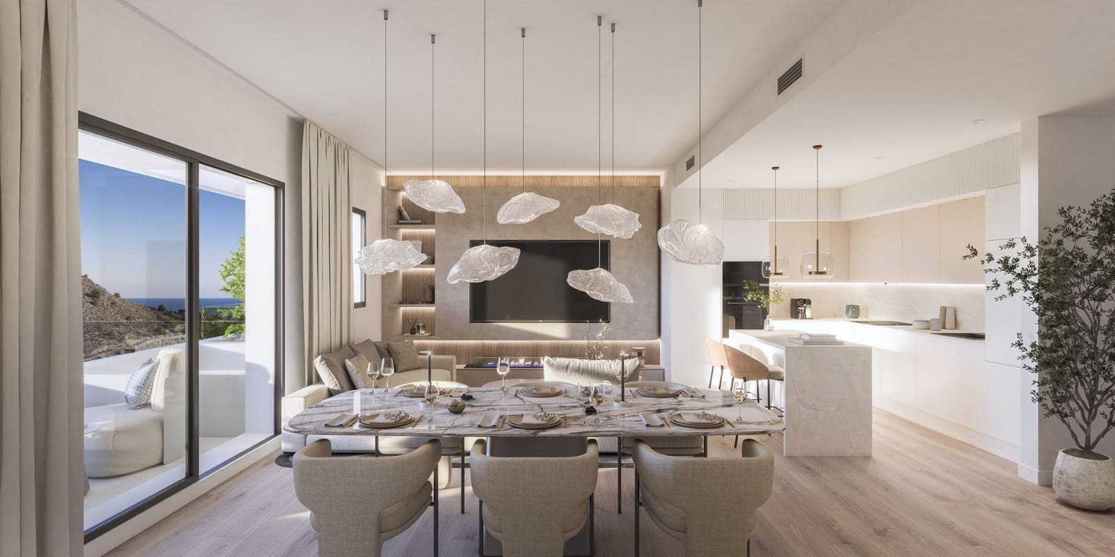 2 soveværelse Lejlighed til salg i La Villajoyosa / Vila Joiosa med swimmingpool - € 468.000 (Ref: 9369380)