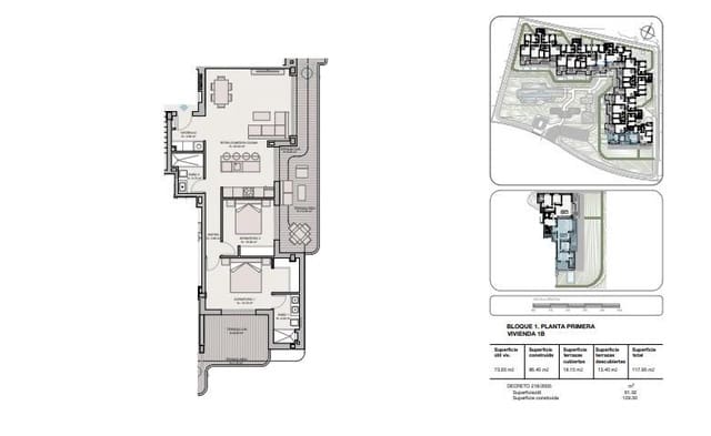 2 sovrum Lägenhet till salu i El Padrón, Estepona med pool - 520 000 € (Ref: 9481796)