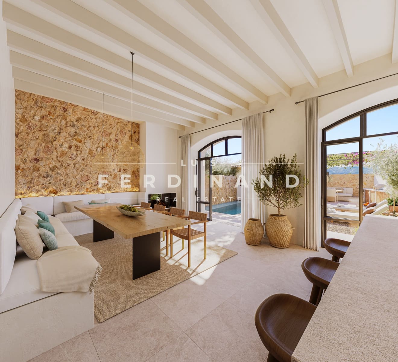 4 soveværelse Villa til salg i Santa Maria del Cami med swimmingpool garage - € 2.150.000 (Ref: 8940754)