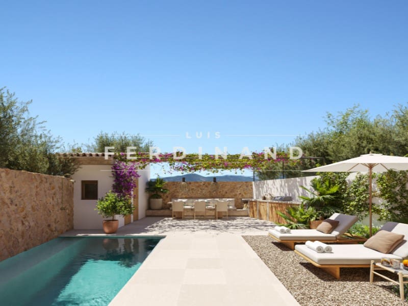 Casa de 4 habitaciones en Santa María del Camí en venta con piscina - 2.150.000 € (Ref: 9651766)