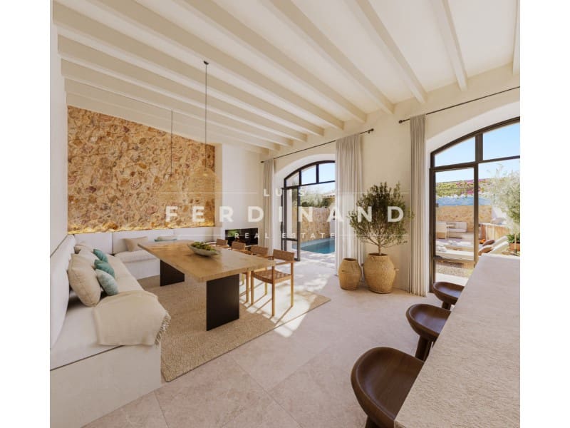 Casa de 4 habitaciones en Santa María del Camí en venta con piscina - 2.150.000 € (Ref: 9651766)