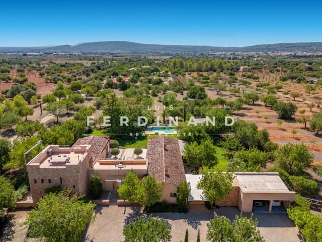 5 chambre Finca/Maison de Campagne à vendre à Santa María del Camí avec piscine garage - 6 600 000 € (Ref: 9651772)