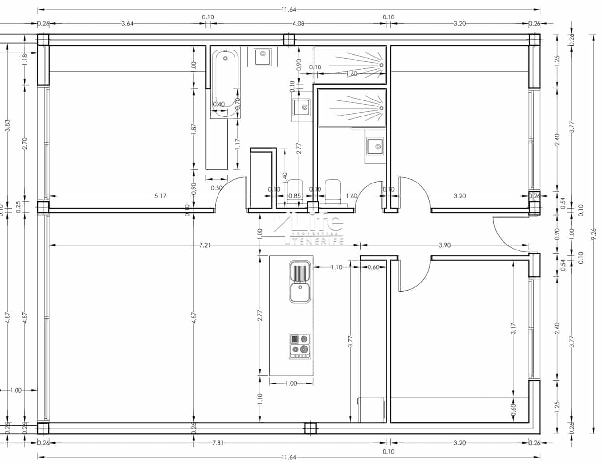 3 slaapkamer Flat te koop in Costa del Silencio met zwembad garage - € 700.000 (Ref: 7453337)