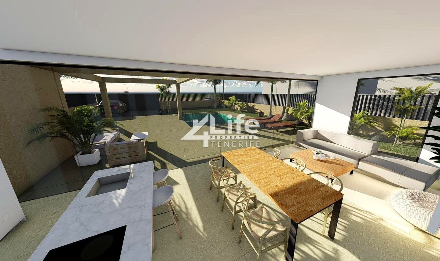 4 soveværelse Villa til salg i Palm-Mar med swimmingpool garage - € 1.750.000 (Ref: 8609579)