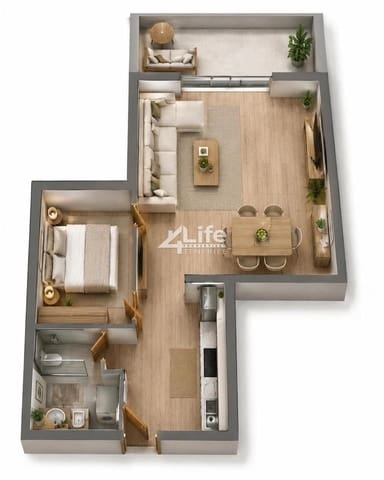 1 soveværelse Lejlighed til salg i Golf del Sur, San Miguel de Abona med swimmingpool - € 189.000 (Ref: 9861195)