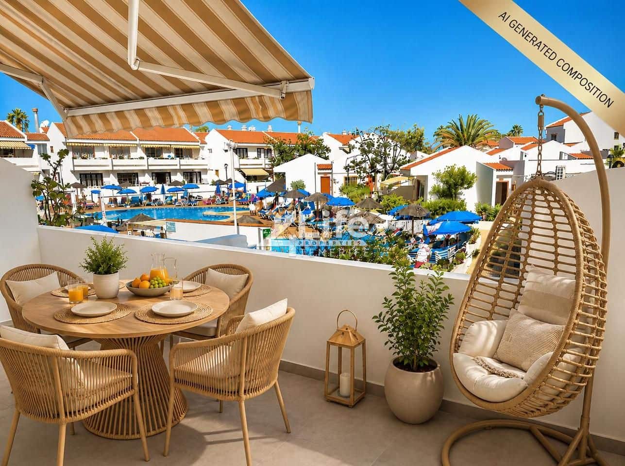 2 bedroom Flat for sale in Costa Adeje with pool - € 395,000 (Ref: 9899812)