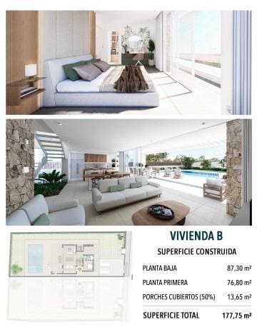 Chalet de 4 habitaciones en Los Balcones en venta con piscina - 815.000 € (Ref: 8888265)