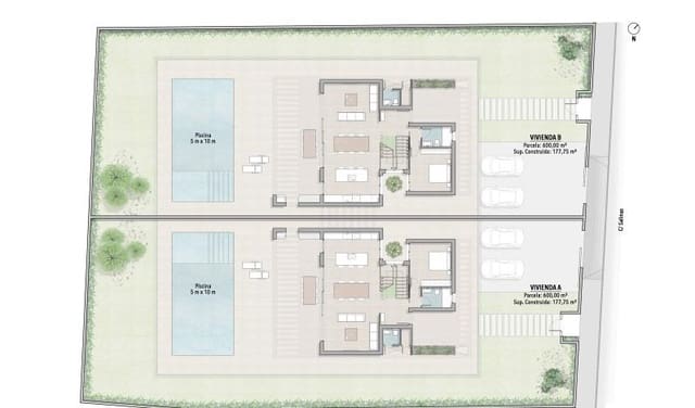 Chalet de 4 habitaciones en Los Balcones en venta con piscina - 815.000 € (Ref: 8888265)