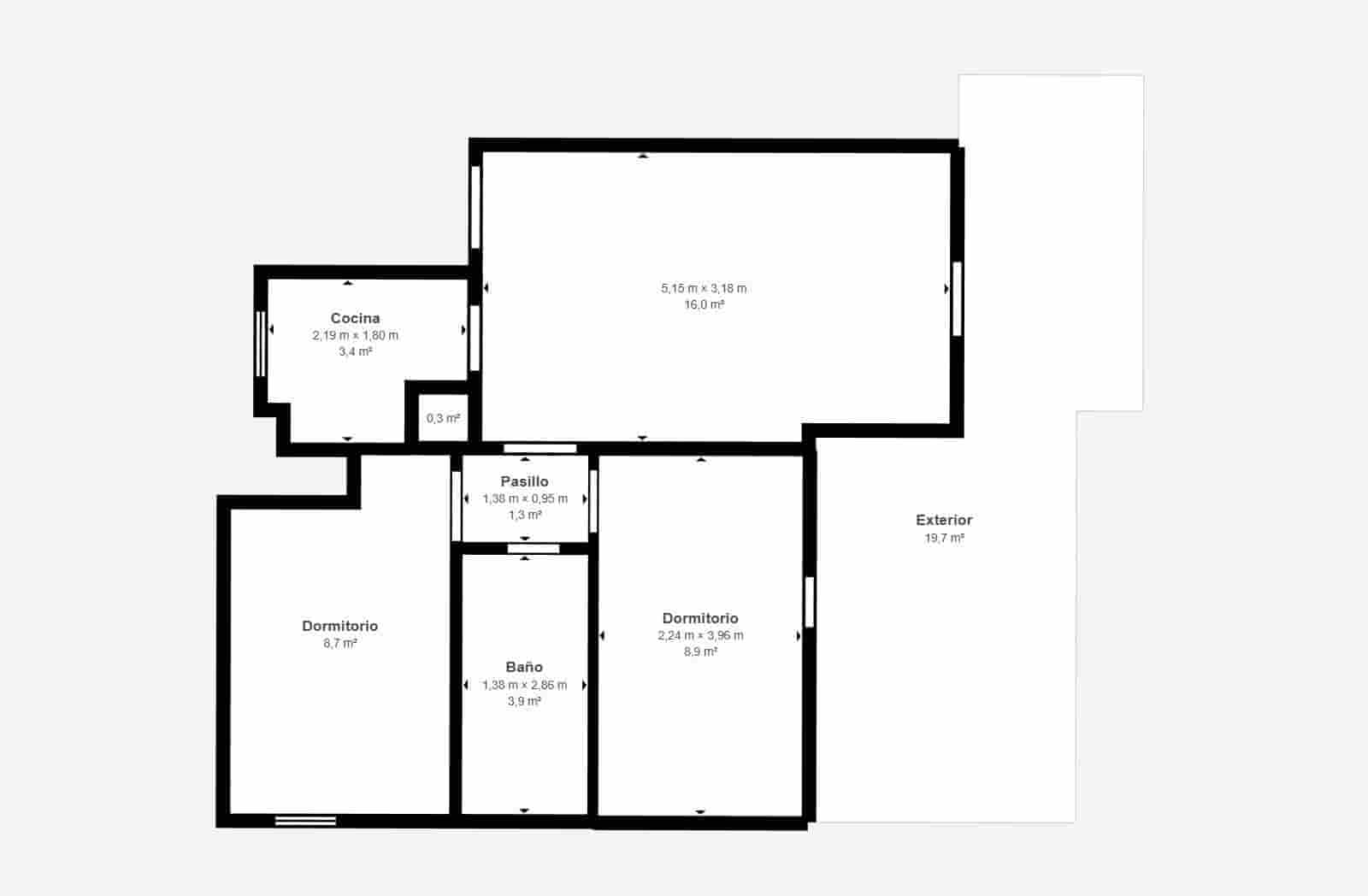 2 camera da letto Bungalow in vendita in Aguas Nuevas con piscina - 134.990 € (Rif: 9499775)