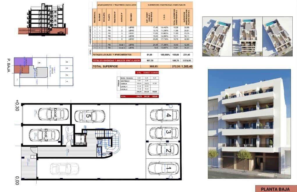 1 bedroom Apartment for sale in Torrevieja with pool garage - € 219,000 (Ref: 9519226)