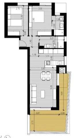 2 chambre Appartement à vendre à El Chaparral - La Siesta - La Torreta, Torrevieja avec piscine - 293 000 € (Ref: 9596410)
