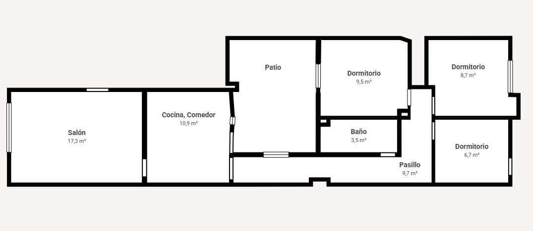 3 makuuhuone Huoneisto myytävänä paikassa Torrevieja - 149 990 € (Ref: 9637831)