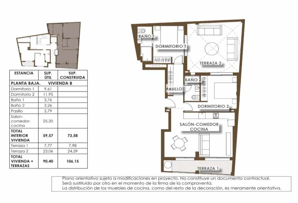 2 sovrum Lägenhet till salu i Torrevieja med pool - 268 000 € (Ref: 9680016)