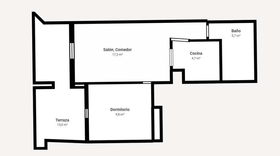 1 Zimmer Apartment zu verkaufen in Torrevieja - 96.000 € (Ref: 9739068)