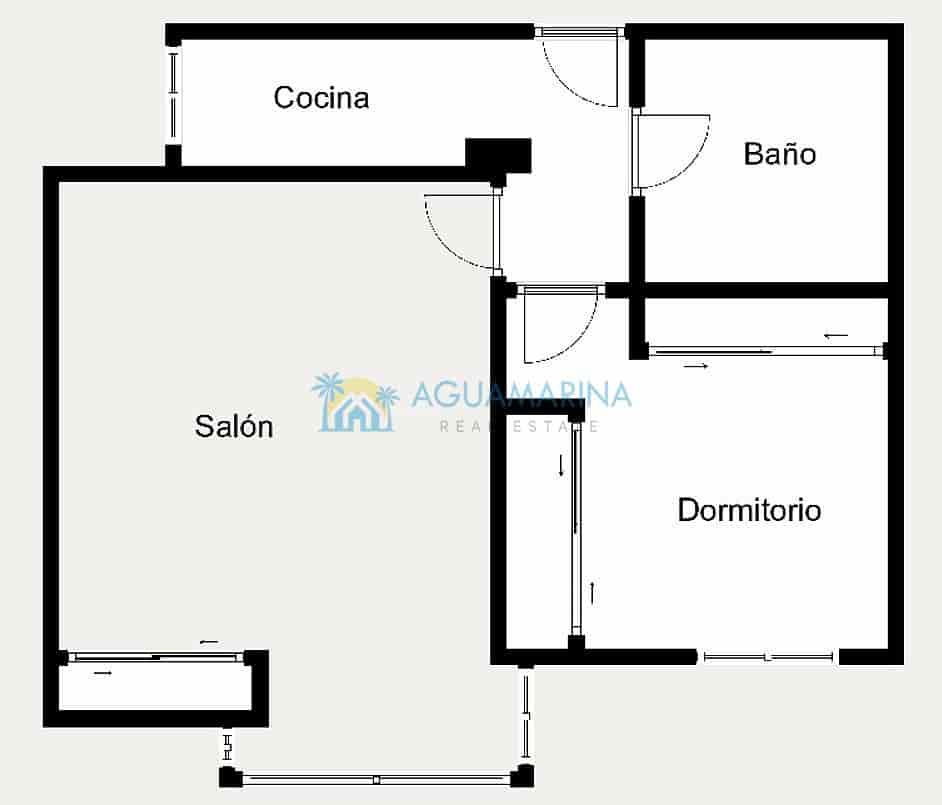 Apartamento de 1 habitación en Torrox-Costa en venta con piscina - 270.000 € (Ref: 9977942)
