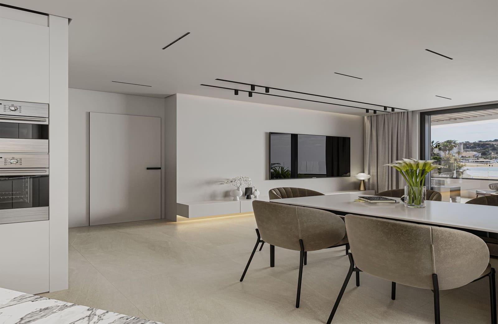 3 soveværelse Lejlighed til salg i Calpe / Calp med swimmingpool garage - € 676.000 (Ref: 10057041)