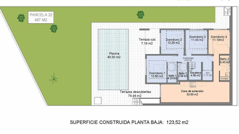 4 quarto Moradia para venda em Ciudad Quesada com piscina garagem - 834 000 € (Ref: 10071739)