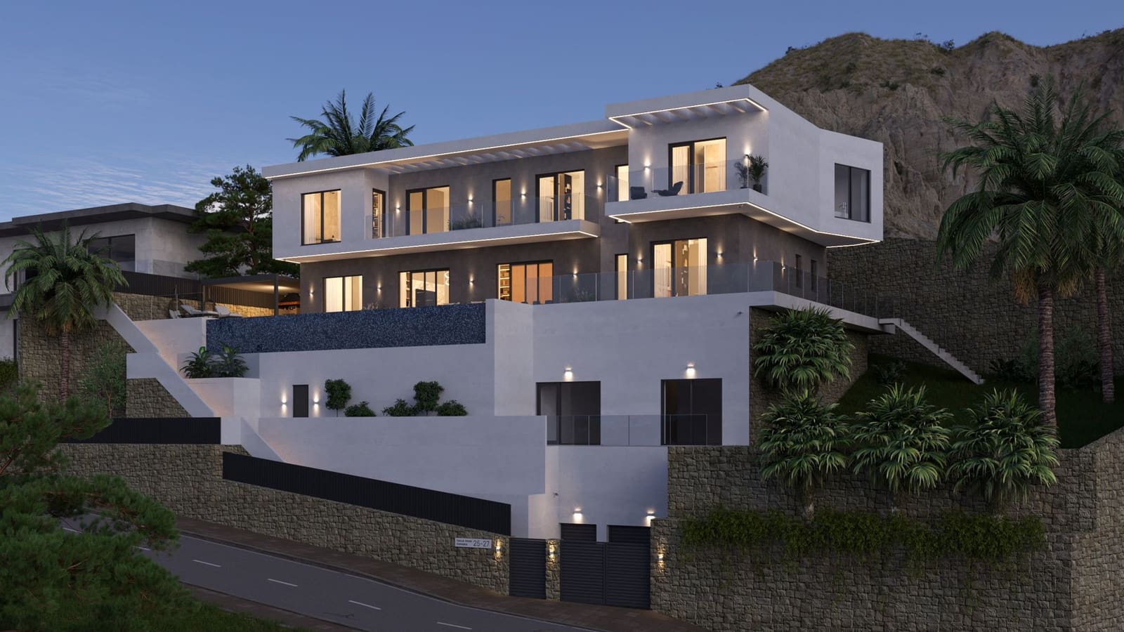 Chalet de 7 habitaciones en Finestrat en venta con piscina garaje - 3.500.000 € (Ref: 10071752)