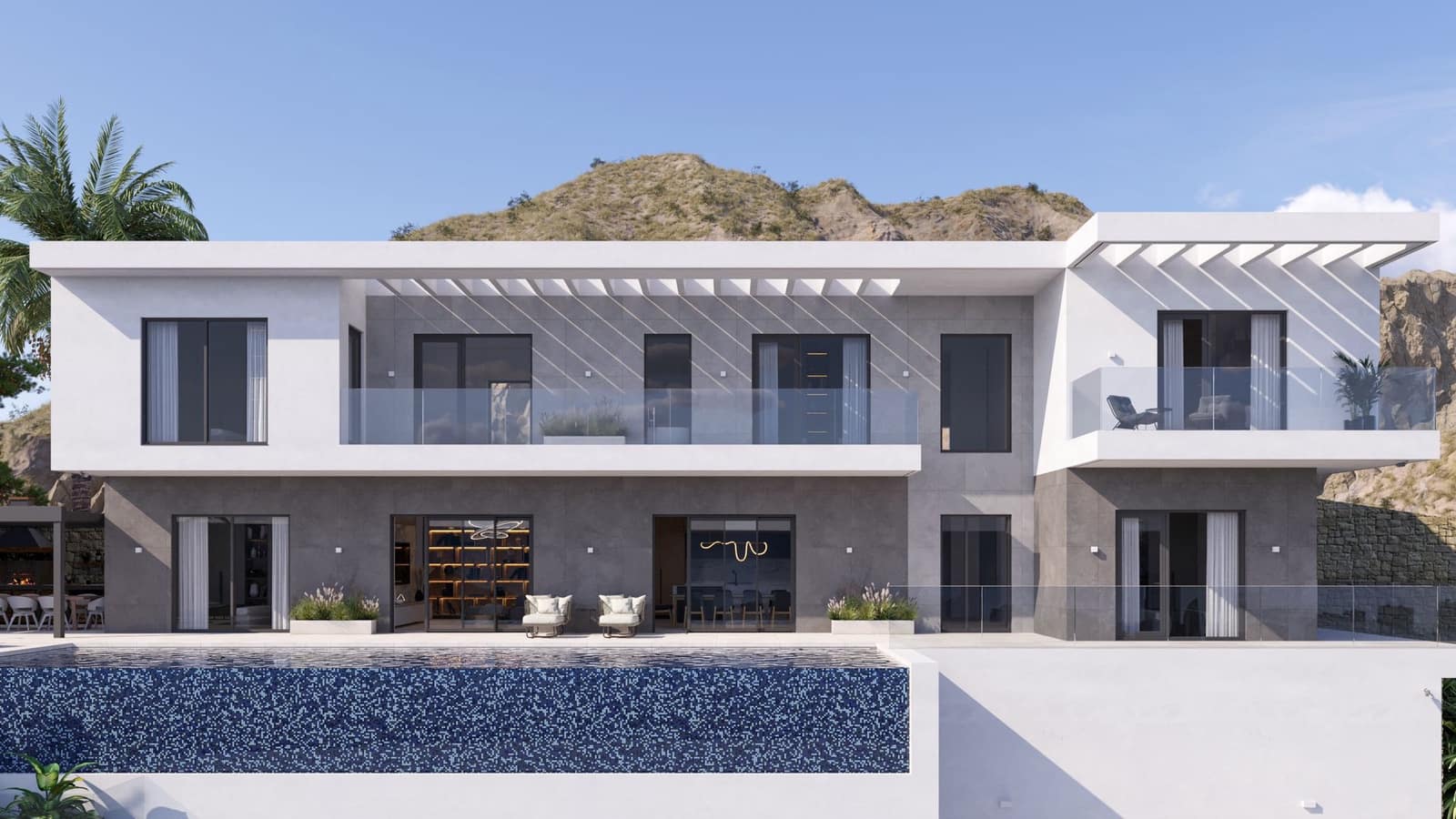 Chalet de 7 habitaciones en Finestrat en venta con piscina garaje - 3.500.000 € (Ref: 10071752)