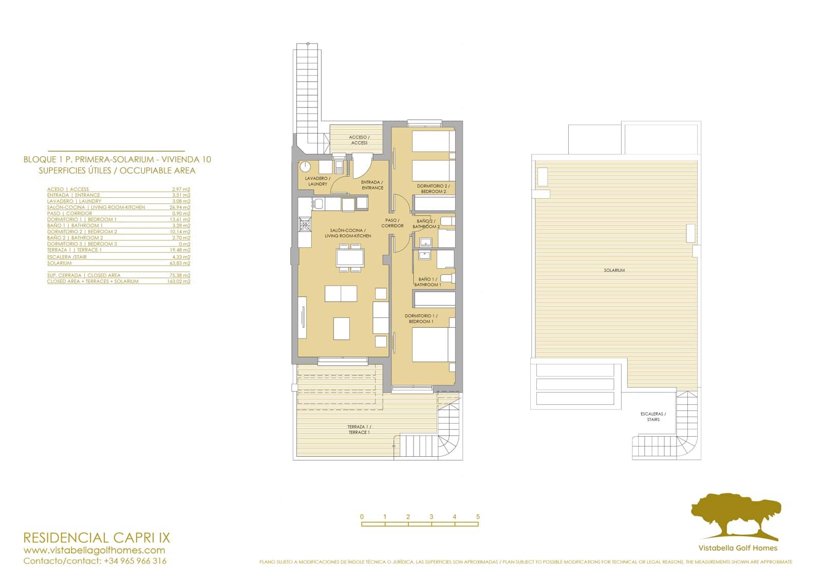 2 Zimmer Bungalow zu verkaufen in Orihuela Costa mit Pool Garage - 269.900 € (Ref: 10071768)