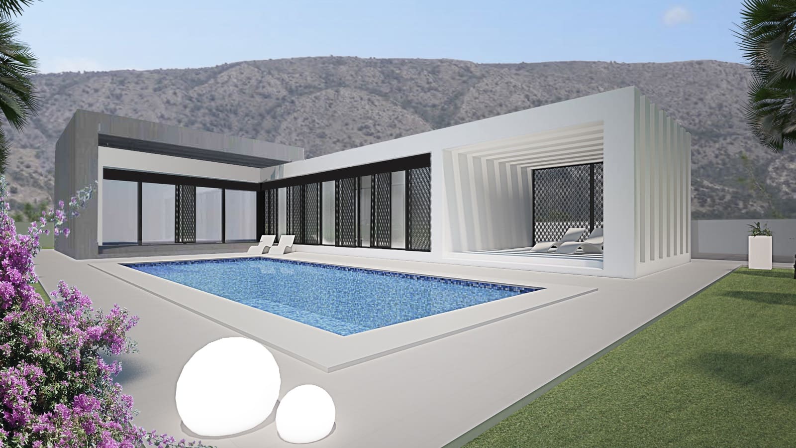 3 Zimmer Villa zu verkaufen in Pinoso mit Pool Garage - 465.000 € (Ref: 10071774)