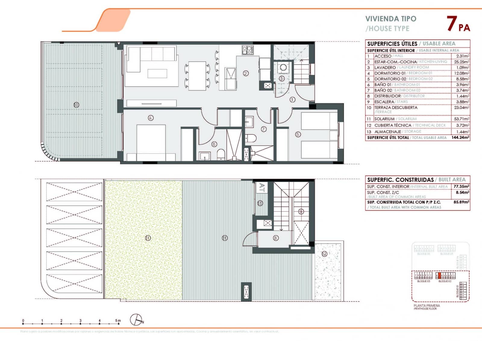 2 quarto Penthouse para venda em El Limonar com piscina - 350 000 € (Ref: 9441481)