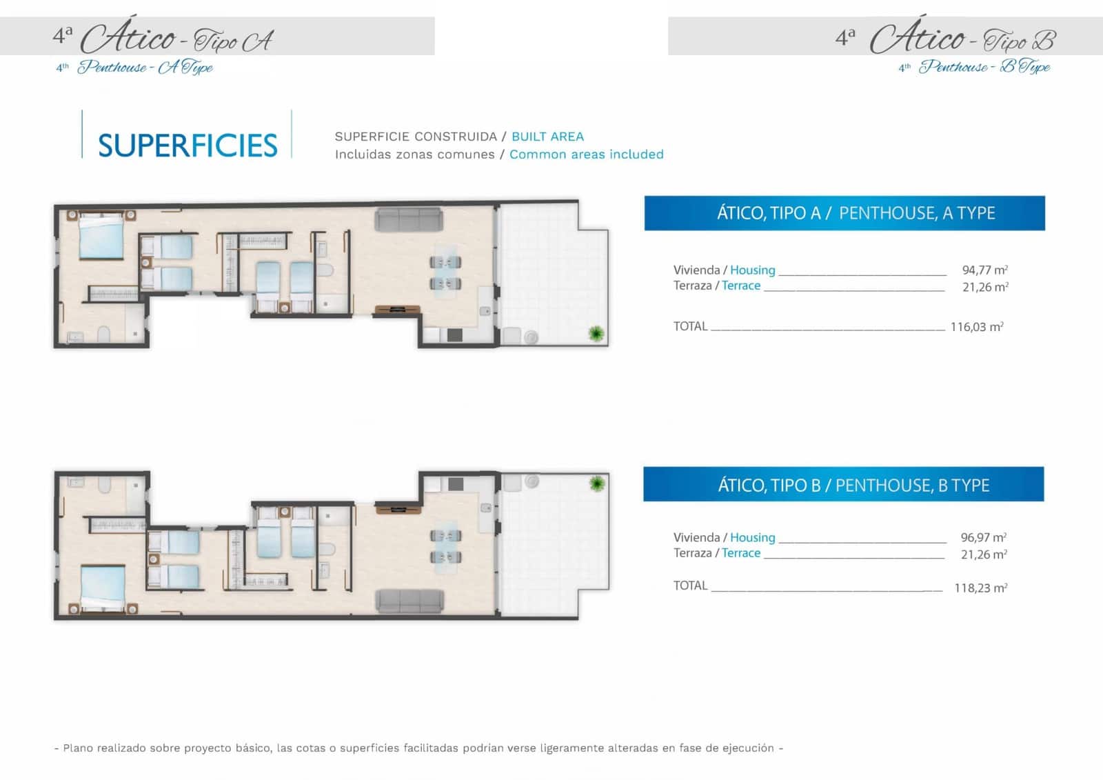 3 slaapkamer Penthouse te koop in Guardamar del Segura - € 349.500 (Ref: 9446641)