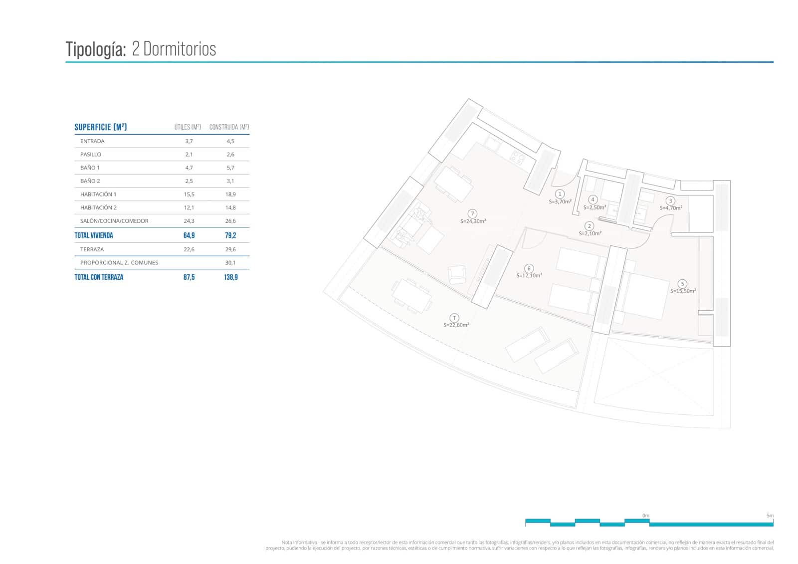 2 Zimmer Apartment zu verkaufen in Benidorm mit Pool Garage - 1.058.000 € (Ref: 9707812)