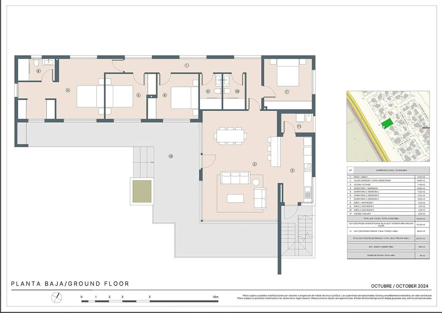 4 soveværelse Villa til salg i El Chaparral med garage - € 895.000 (Ref: 9707844)