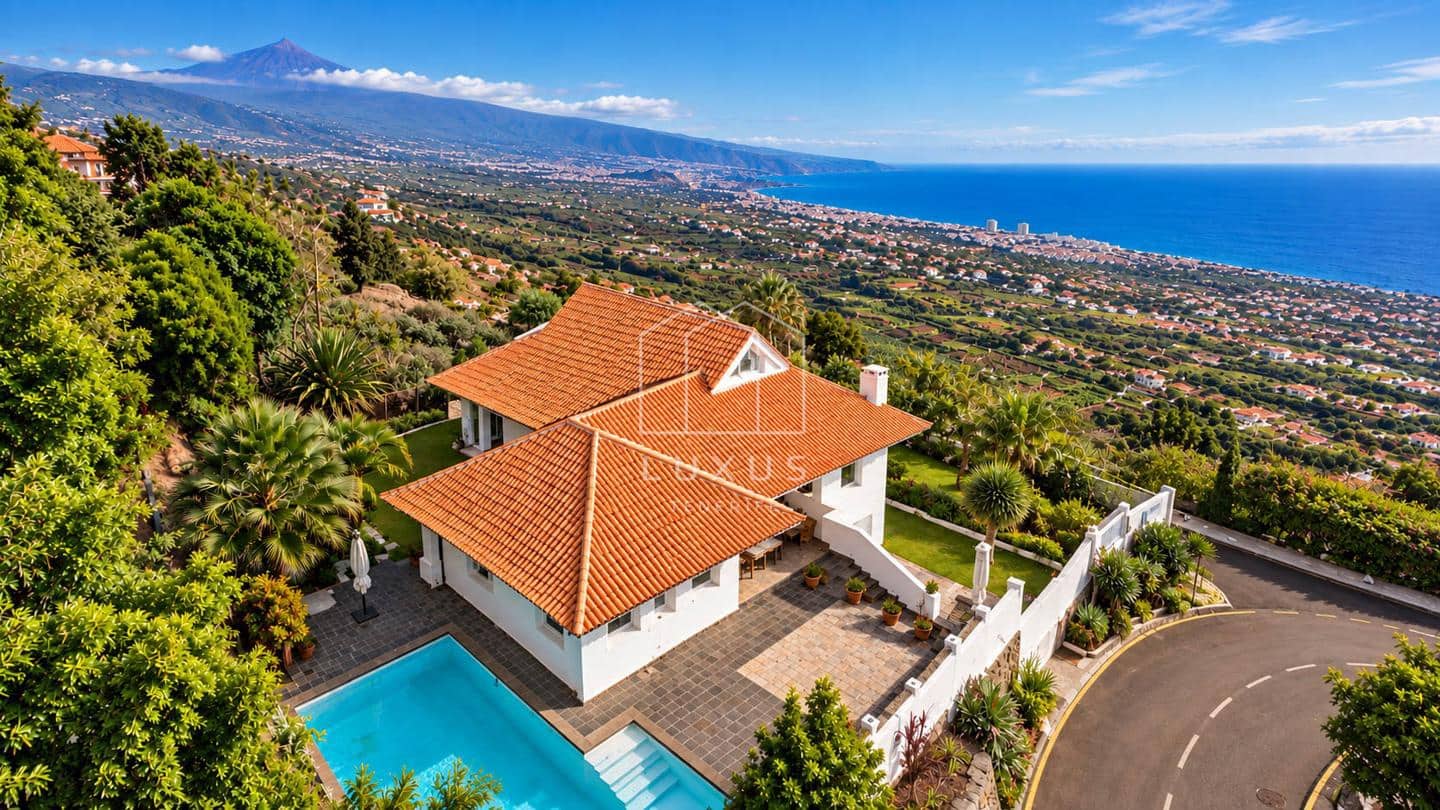 3 Zimmer Villa zu vermieten in Santa Ursula mit Pool Garage - 3.500 € (Ref: 10130996)