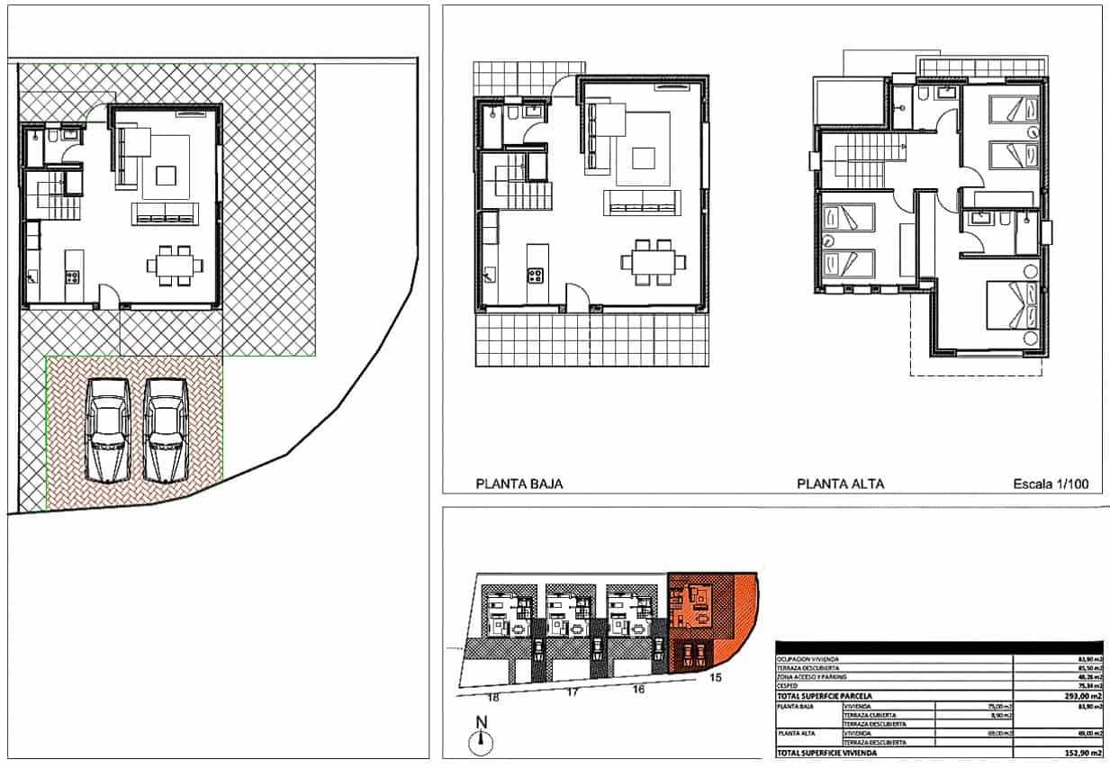 3 makuuhuone Huvila myytävänä paikassa Denia mukana uima-altaan 
autotalli - 695 000 € (Ref: 10034290)