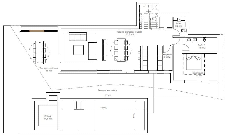 4 bedroom Villa for sale in Javea / Xabia with pool - € 1,800,000 (Ref: 10062746)