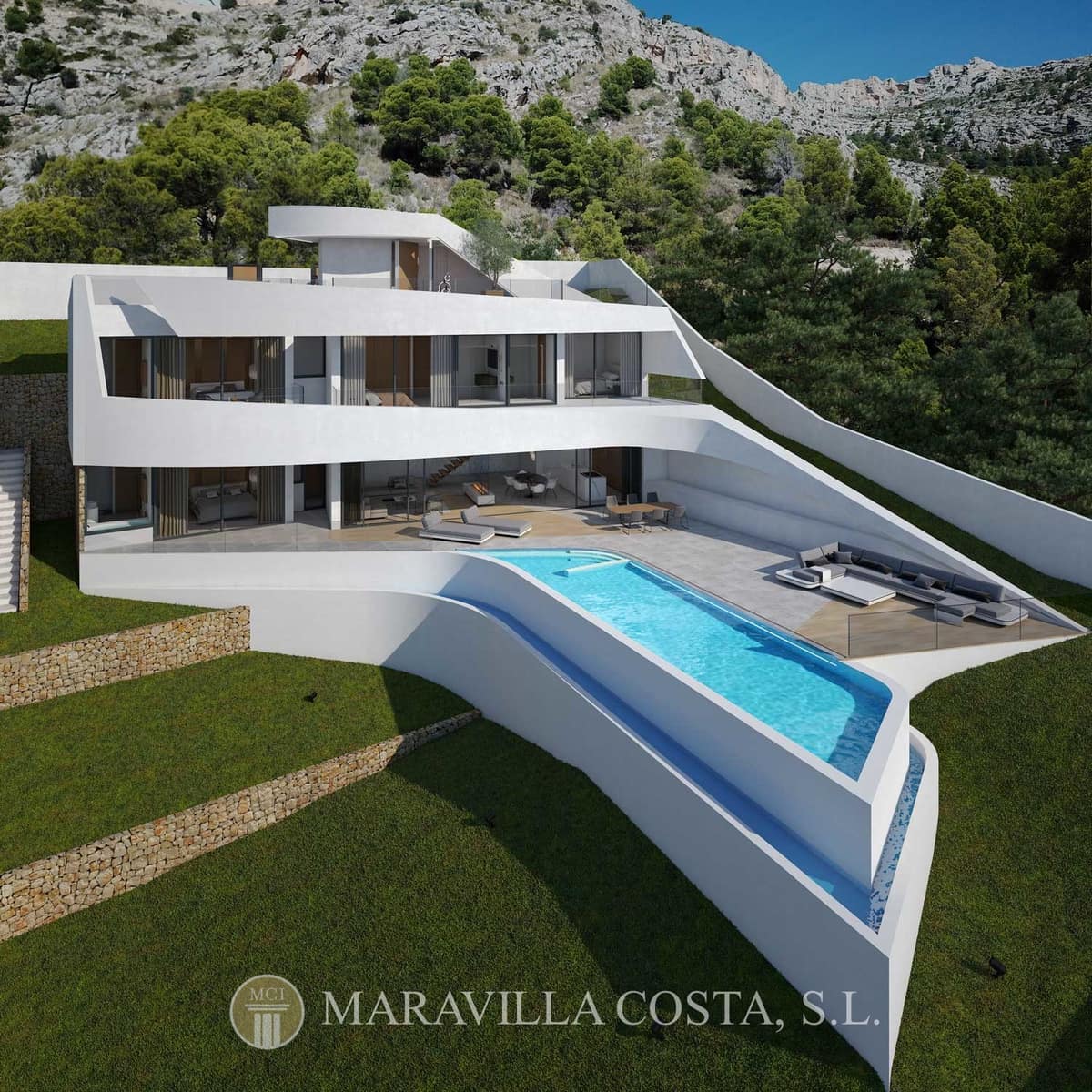 4 Zimmer Villa zu verkaufen in Altea mit Pool Garage - 2.290.000 € (Ref: 6225797)