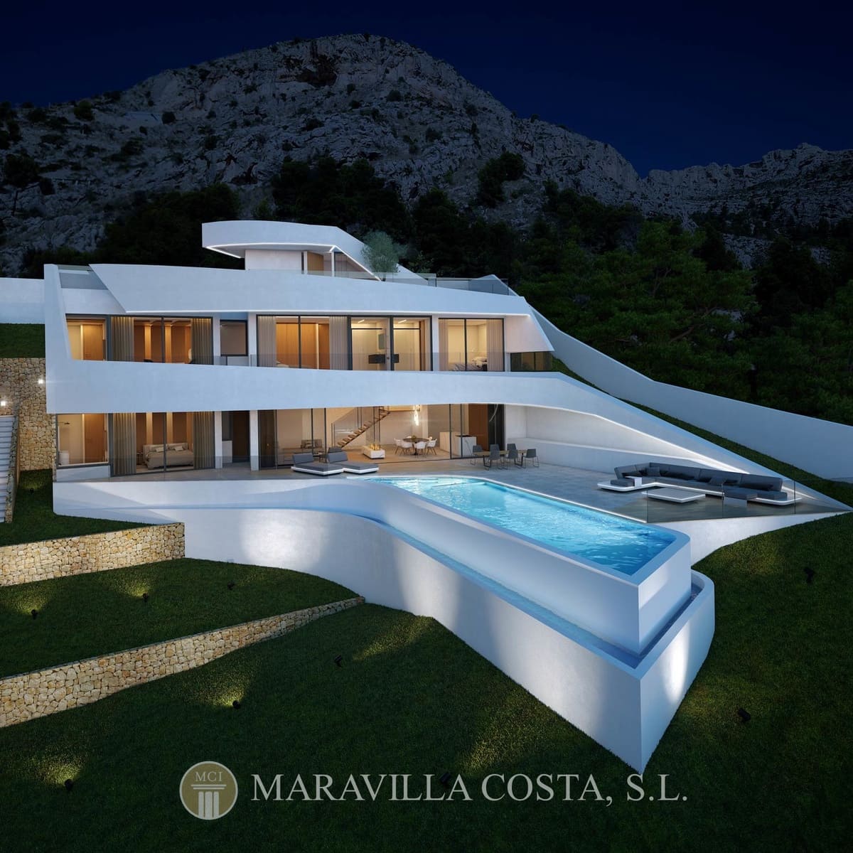 4 Zimmer Villa zu verkaufen in Altea mit Pool Garage - 2.290.000 € (Ref: 6225797)