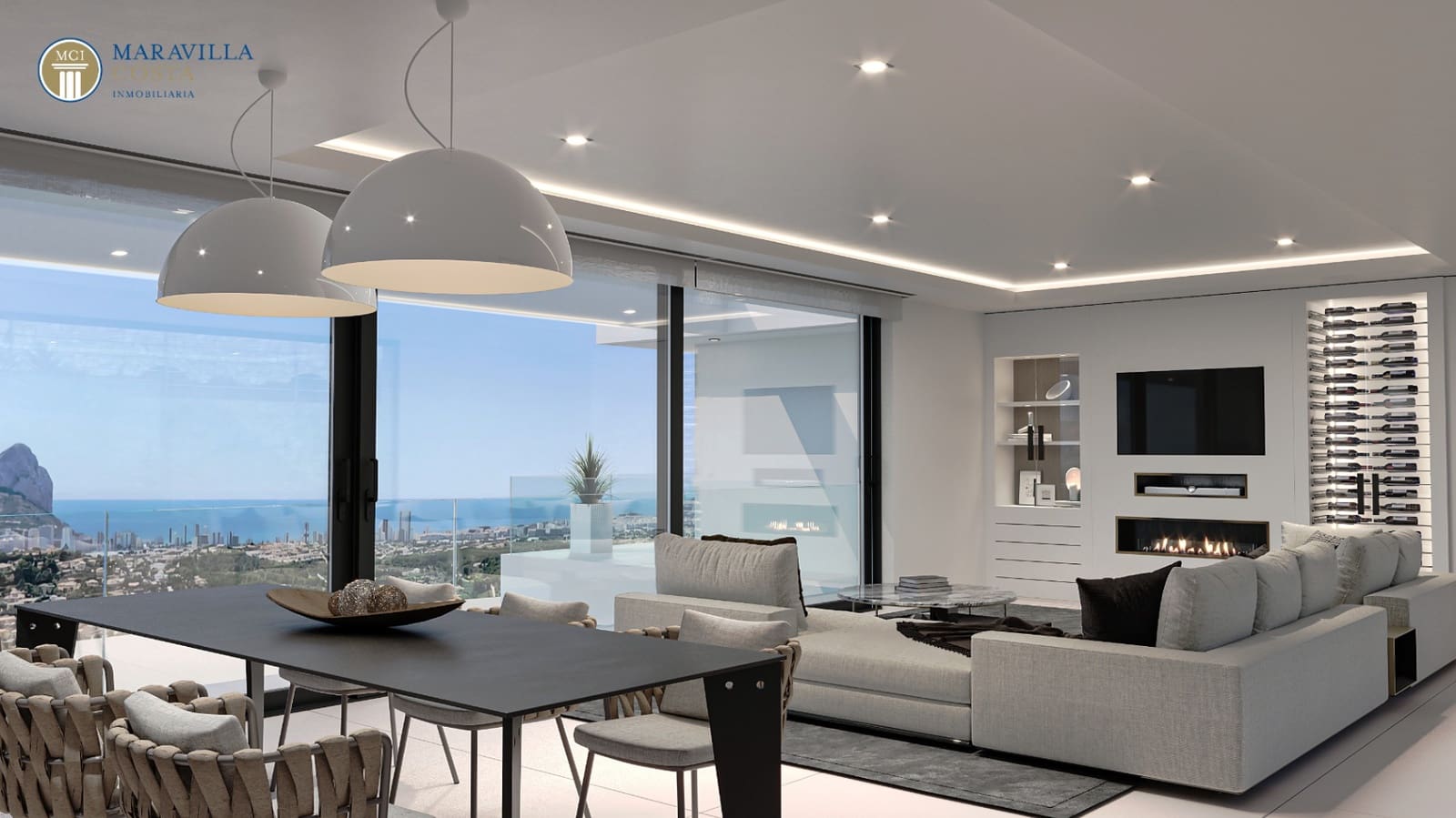 4 camera da letto Villa in vendita in Calpe / Calp con garage - 1.895.000 € (Rif: 7897373)