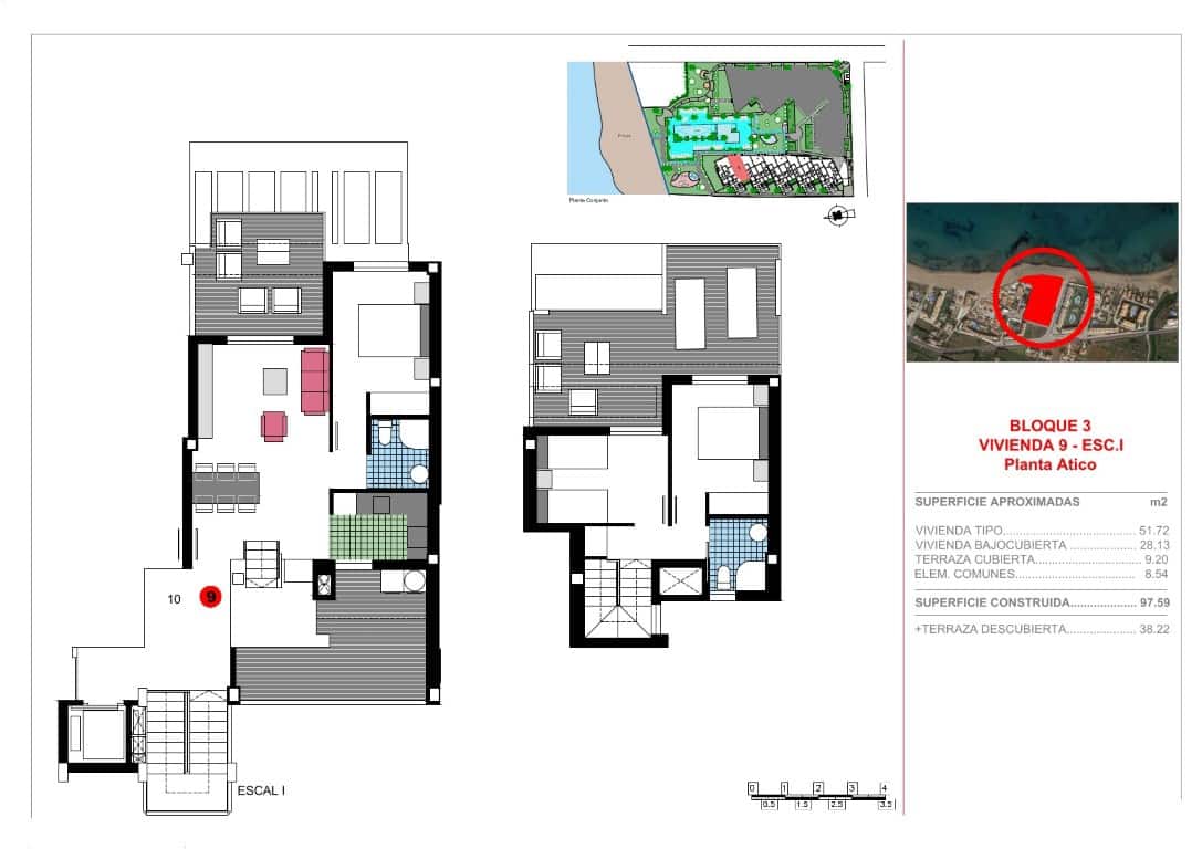 3 bedroom Apartment for sale in El Palmar Los Molinos, Dénia €