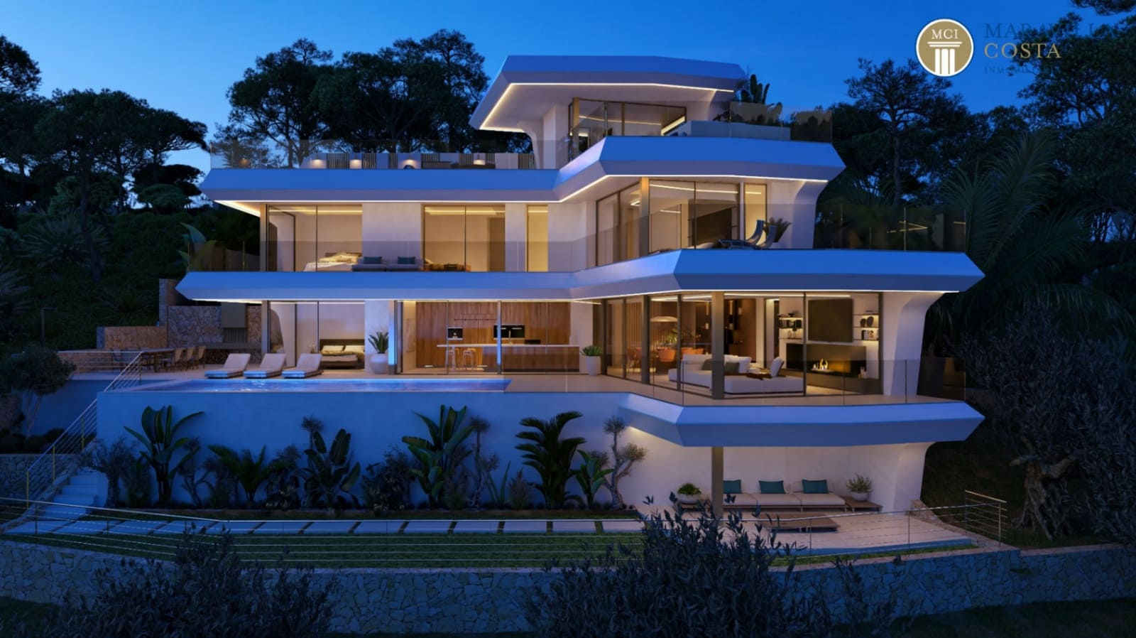 4 bedroom Villa for sale in Altea with pool garage - € 2,250,000 (Ref: 8640024)